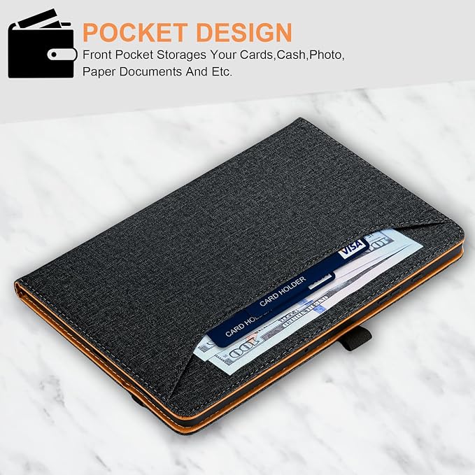 for Samsung Galaxy Tab A9 Plus Case Multiangle Stand for Samsung Tab A9 Plus Tablet Case 11 Inch SM-X210/SM-X216/SM-X218Black
