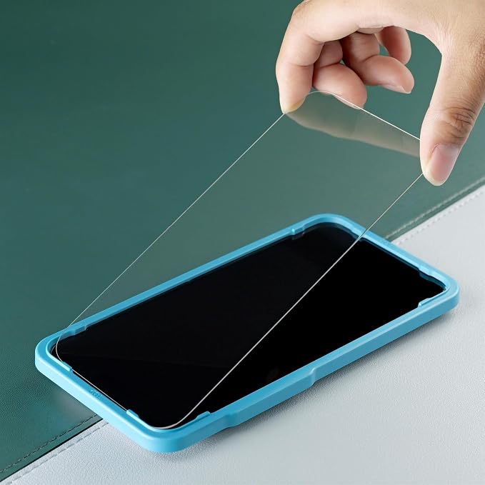 Ibywind for iPhone 17 5G Screen Protector2 Pack9H Hardness Tempered Glass and Camera Lens Protectorwith Alignment FrameFull CoverageBubble FreeFingerprint UnlockScratch Resistant