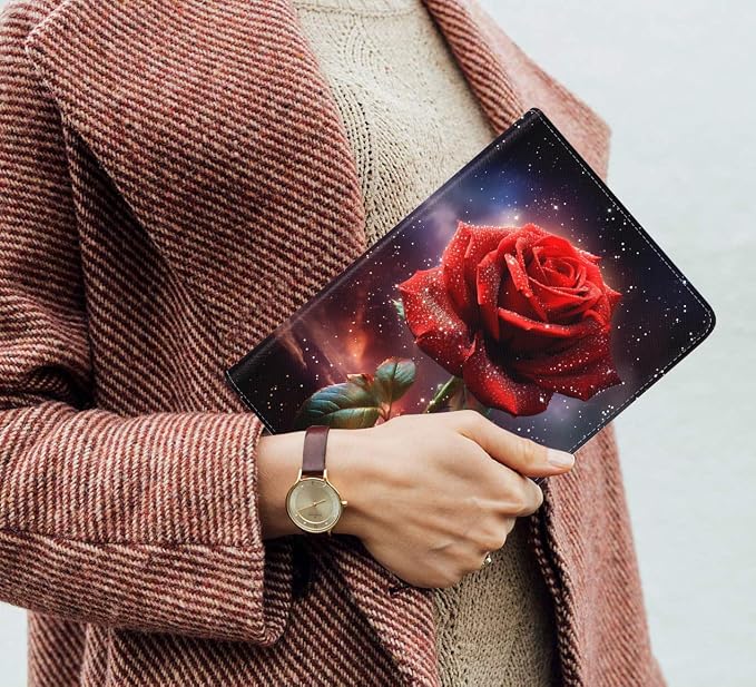 Case for Samsung Galaxy Tab S10 Plus 2024/ S9 Plus/ S9 FE Plus 5G 12.4 Inch 2023 Slim PU Leather Stand Folio Cover with Auto Wake Sleep Abstract Paint Dogs