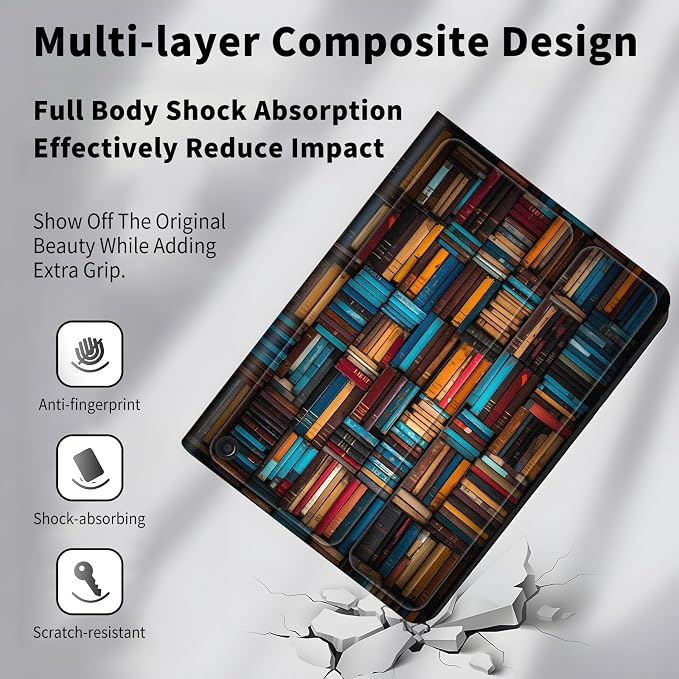 Case for All-New Amazon Kindle Fire HD 10 &amp 10 Plus 11th Generation 2021 Release 10.1 inchSlim Folding Stand Cover with Auto Wake/SleepAmerican Girls
