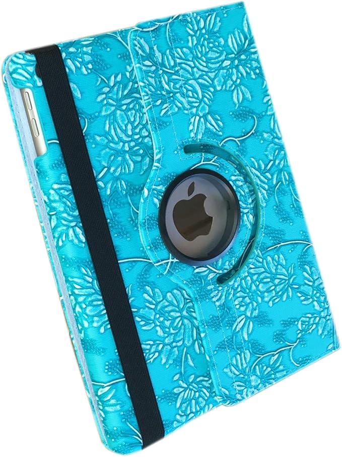 Case for iPad Air 1st Generation Models A1474 A1475A1476 360 Rotating Stand with Wake Up/Sleep Function Also for iPad 6th 5th Air2nd Generation 9.7 inch case (Art Flower)