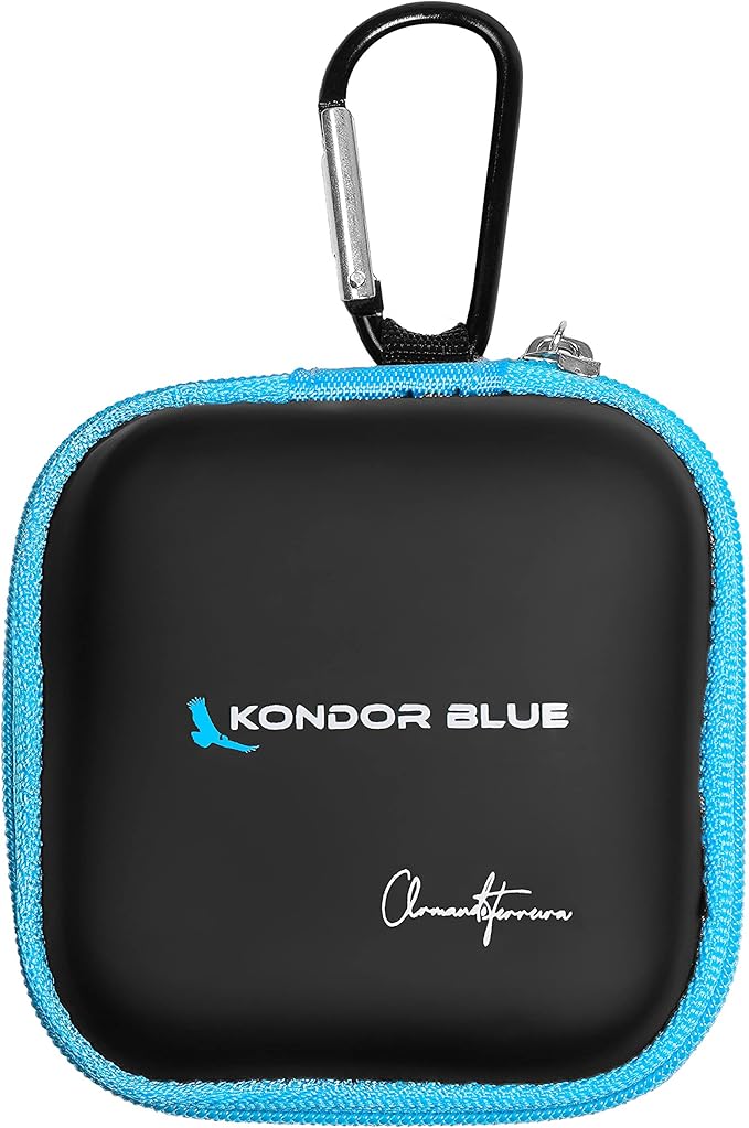KONDOR BLUE x Armando Ferreira | MondoTies Cable Management Clips for Cameras | Cable organization, 1/4"-20 Mounted, Holds 2-3 cables, & Supports up to 20lbs of force (5-Pack) | Blue