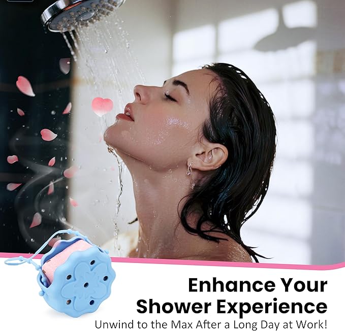 Yellow Silicone Shower Steamer Tray/Holder/Hanger, Hangable&Durable Shower Steamer Holder, Long Lasting Bath Bombs Container, Aromatherapy Diffuser Containers, Bathroom Accessory for Bathroom Decor