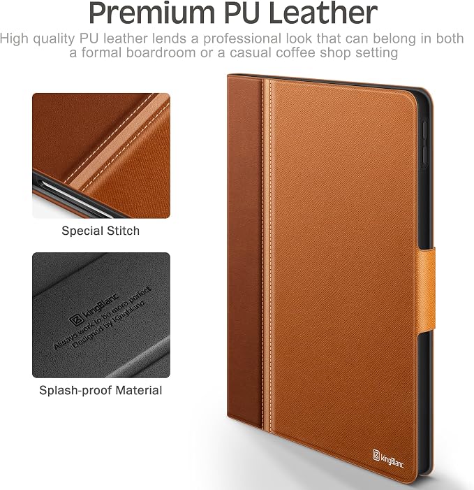 Case for iPad (A16) 11th Gen 11-inch iPad 10th Gen 10.9-inch | with Pencil Holder PU Leather Protective Cover Auto Sleep/Wake Multi-Angle Viewing/Typing Stand Magnetic Closure Beige