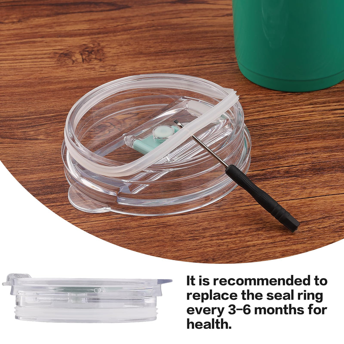 Joshey Rubber Seal Replacement for Reduce Tumbler Mug 40oz 50oz Lids