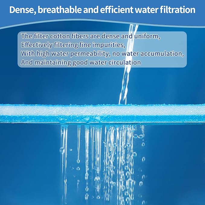 12" x 78" Aquarium Filter Sponge Fish Tank Pond Filter Media Filters Pad