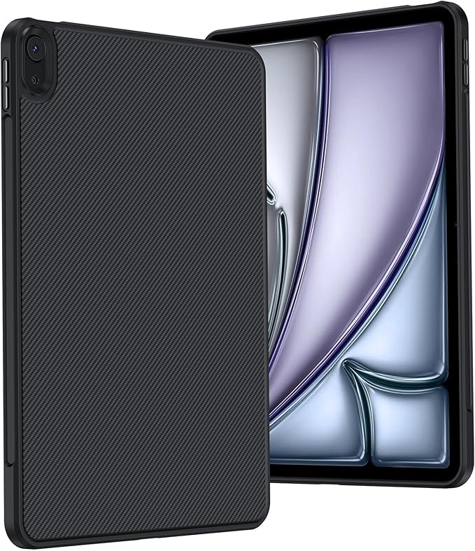 BENKS ArmorPro Case for iPad Air 13 Inch (M3/M2) 2025/2024 Slim Shockproof Cover with Pencil Holder Supports Apple Pencil Charging Built with Dupont Kevlar and TPU