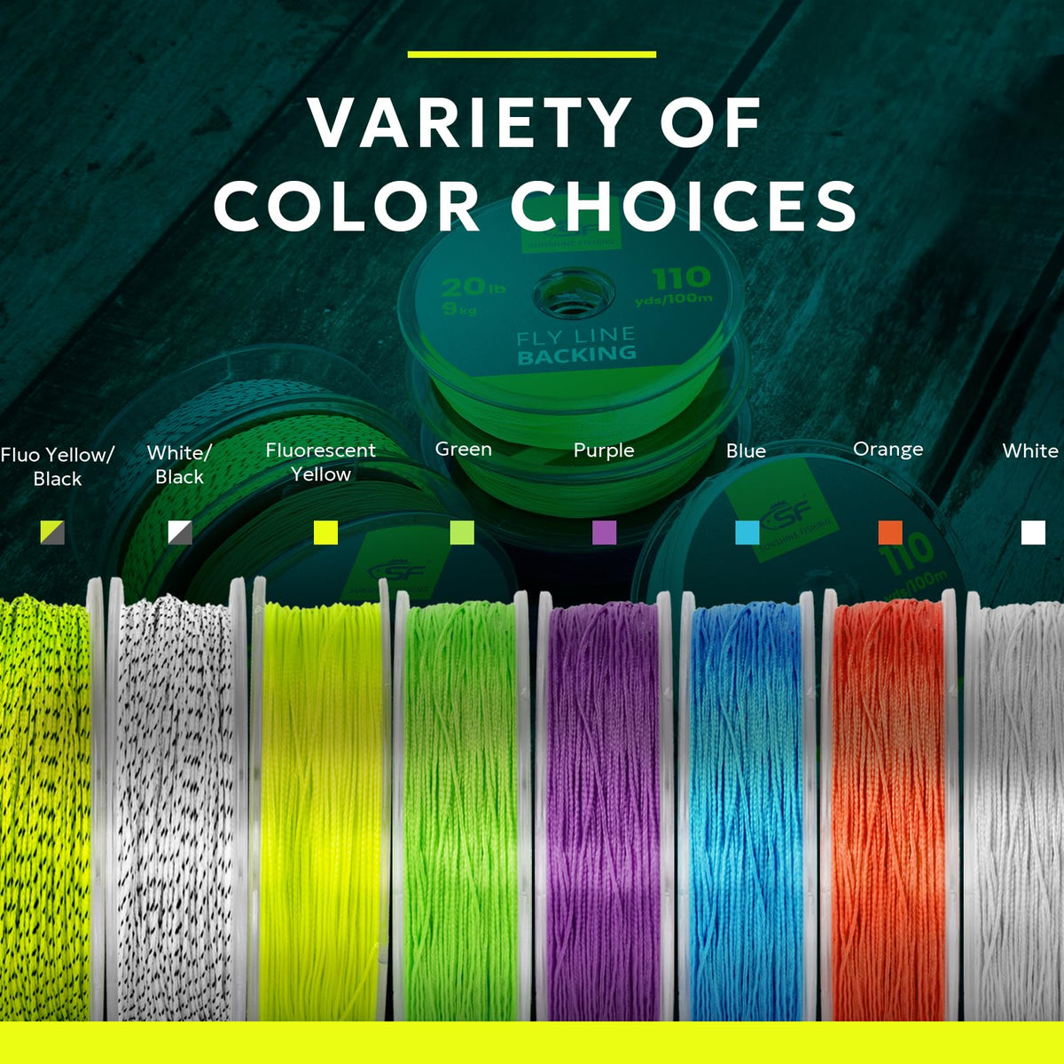 SF Braided Fly Fishing Line 20lb/30lb 100m/300m