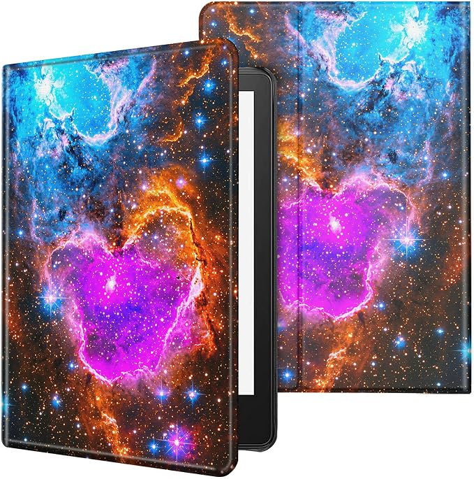Case for All-New Kindle Paperwhite 12th Generation 7 inch 2024 &amp Kindle Colorsoft Signature Edition 2024 Lightweight Protective PU Leather Smart Stand Cover with Auto Wake Sleep - a Beautiful Gala