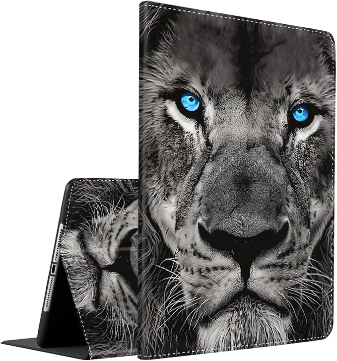 Case for iPad (A16) 11th Generation 11 Inch (2025) iPad 10th Generation 10.9 Inch (2022)，Slim Fit Foldable Standing Cover Case with Auto Sleep/Wake ，Moth Moon