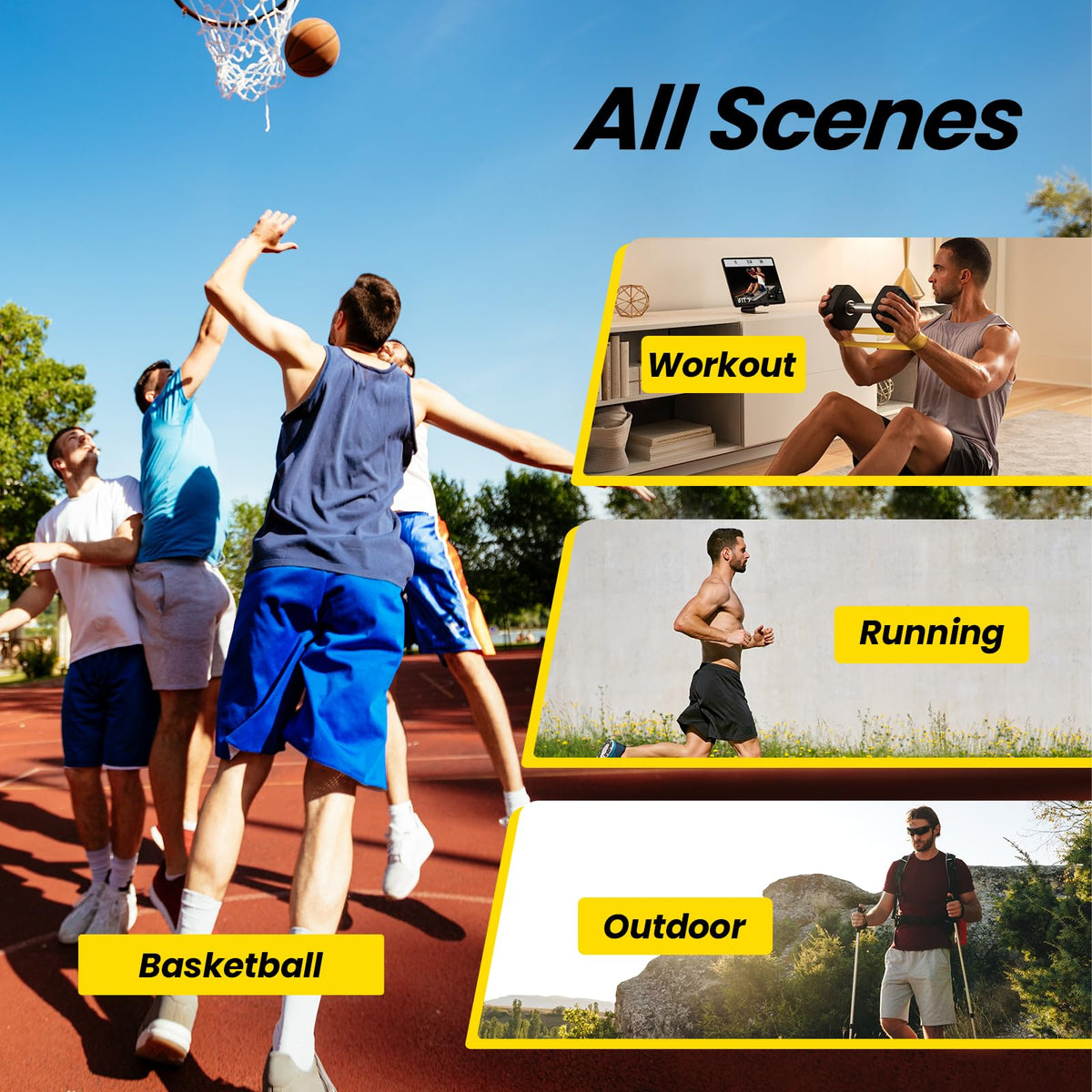 BALENNZ Athletic Shorts for Men with Pockets and Elastic Waistband Quick Dry Activewear