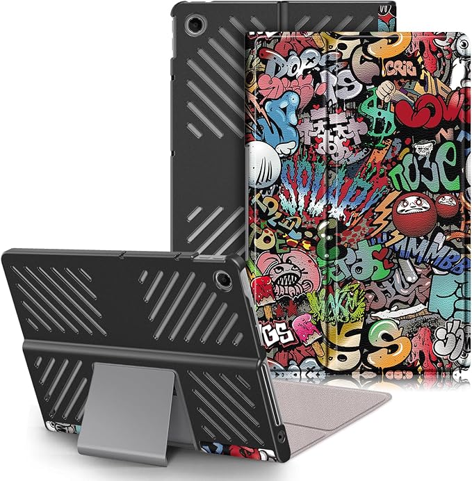 Case Compatible with Lenovo Tab Plus Tablet 2024 Folio Case for Lenovo Tab Plus 11.5 inch (TB351FU) Hard Shell Smart CoverBlack