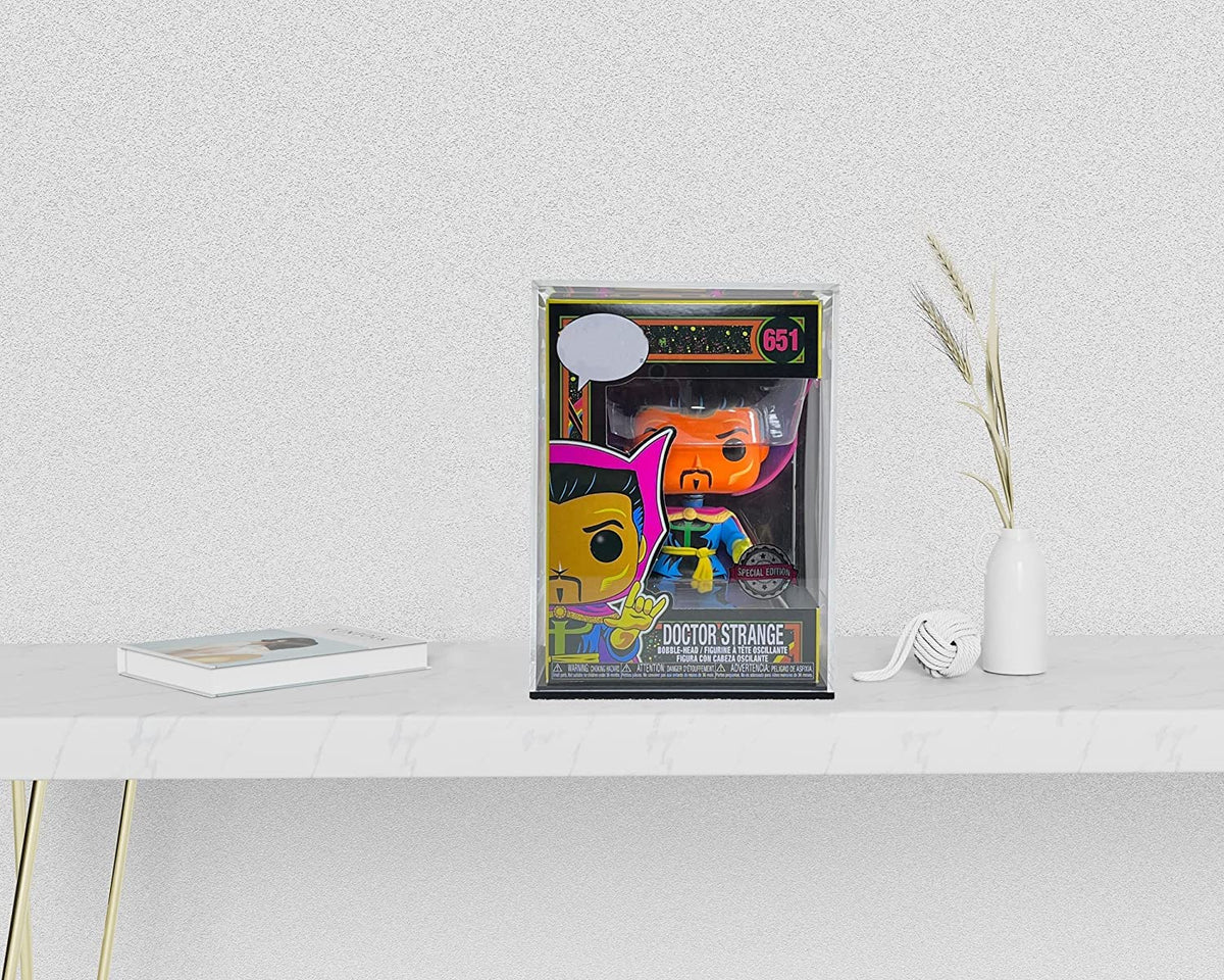 SVENJBB Acrylic Display Case, Acrylic Protector Compatible with Funko POP! 4 Inch Vinyl Figures, Full Assembly Clear Box for Collectibles and Figures, 5x3.93x6.7 Inch