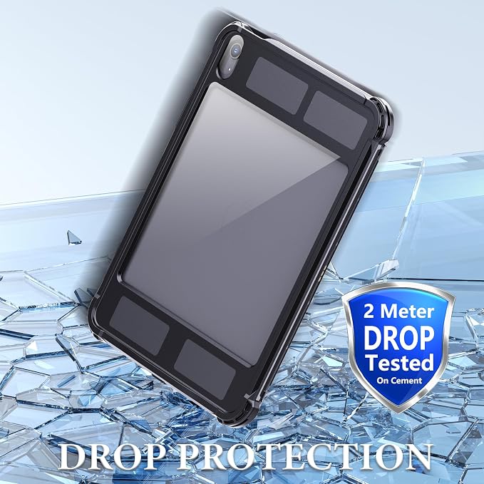 for iPad (A16) 11th Generation 2025 / 10th Generation 2022 Waterproof Case [Built-in Screen Protector] [IP68 Waterproof] [Military Drop Proof] Heavy Duty Shockproof Protective Cover Black