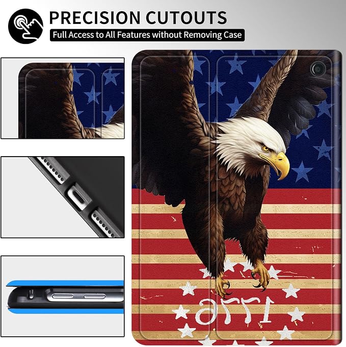 Case for All-New Amazon Kindle Fire HD 10 &amp 10 Plus 11th Generation 2021 Release 10.1 inchSlim Folding Stand Cover with Auto Wake/SleepAmerican Girls