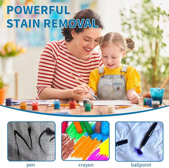 Laundry Stain Remover, Professional for Removing Marker, pencil and Ballpoint Pen Stains From Clothes, 50ml 3 Bottles