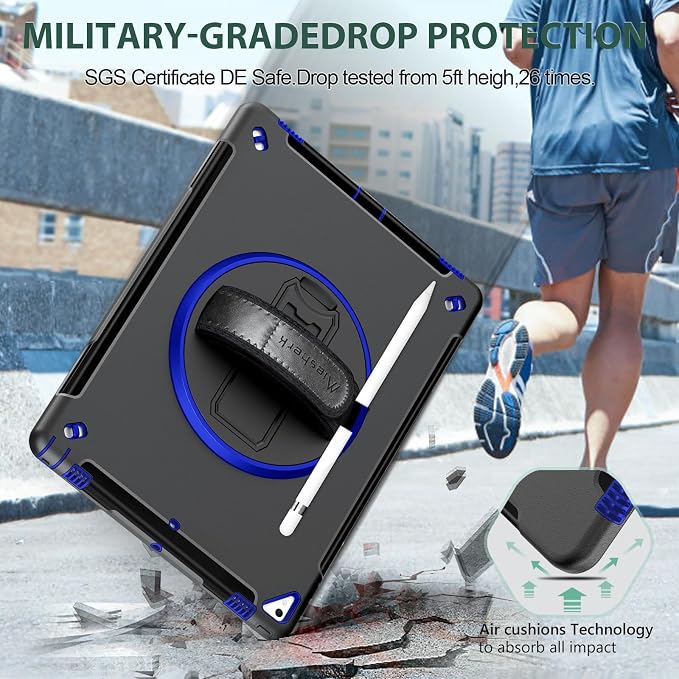 Miesherk Case for iPad Pro 12.9 2nd Gen 2017 &amp 2015 1st Gen Black