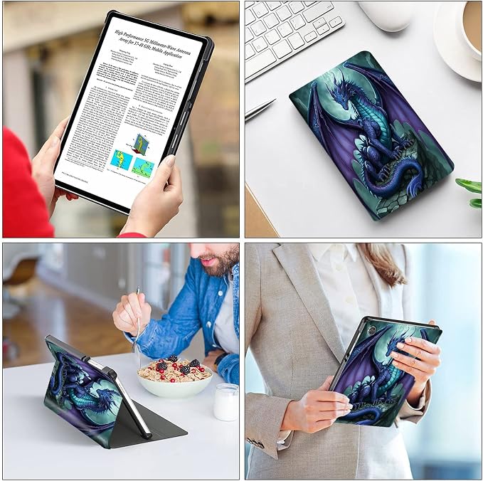 Case for Amazon Kindle Fire Max 11 Tablet (13th Gen 2023 Release) 11 PU Leather Slim Folding Adjustable Stand Smart Cover with Auto Wake/Sleep for Fire 11 Max TabletArt Skull