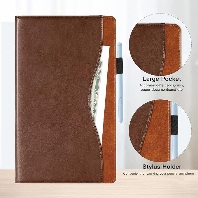 Case for Lenovo Tab M10 Plus (2020 2nd Gen) TB-X606F / TB-X606X 10.3 Multi-Angle Cover Built in Pocket PU Leather Stand Case with Multi-Angle Stand Card Holder for Lenovo M10 Plus 10.3 inch