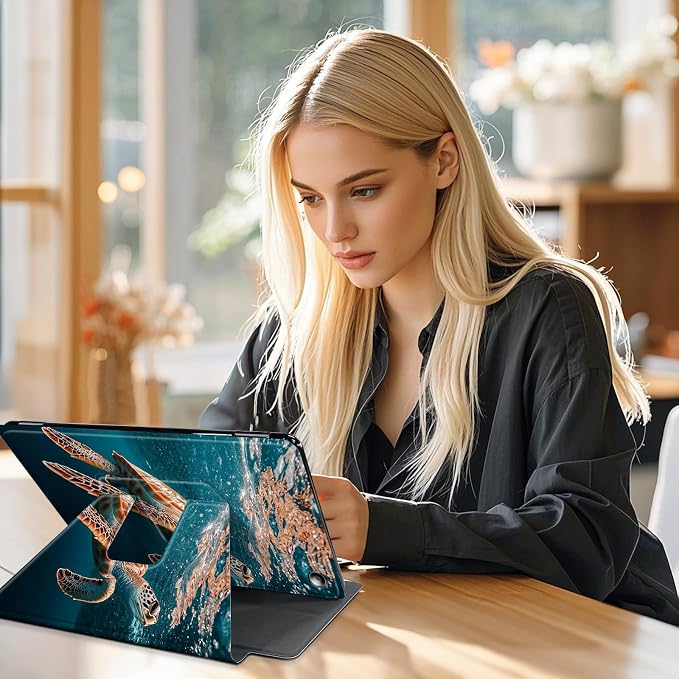 for Amazon Fire Max 11 2023 Release Table Case 11'' Rotating Auto Wake Sleep Leather Table Case for Amazon Fire Max 11 2023 Release Stand Bird Flowers Design for Woman Man