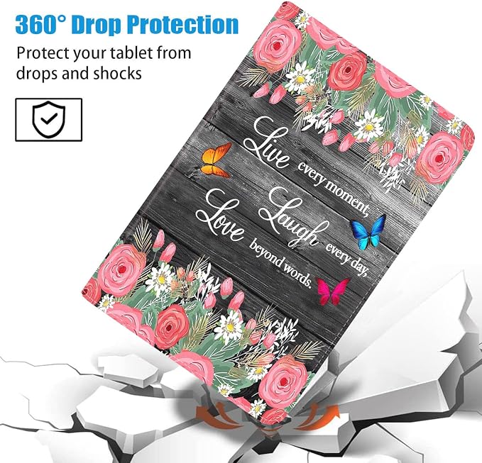 Case for Samsung Galaxy Tab S5e 10.5 inch 2019 Tablet [SM-T720/T725/T727] Slim PU Leather Case Adjustable Stand with Auto Wake/Sleep - Bible Verse Proverbs 31:25