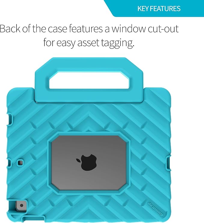 Gumdrop FoamTech Rugged case Fits Apple iPad 11th Generation (A16) &amp 10th Gen 10.9 inch Drop Tested Cover - Black