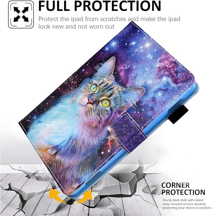Case for Kindle Fire HD 10/10 Plus 13th/11th Generation 2023/2021 | PU Leather Folio Folding Stand Protective Cover for Fire HD 10.1 inch Tablet Auto Sleep Wake Hummingbird