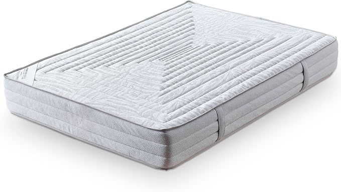 Ottomanson King 11" Safari Firm Hybrid Mattress - Made in USA - Unyielding Support & Durability - Individually Pocketed Coils & CertiPUR-US Foam - Fiberglass-Free - Bed in a Box