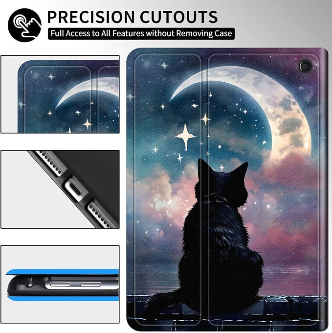 Case for All-New Amazon Kindle Fire HD 10 &amp 10 Plus 11th Generation 2021 Release 10.1 inchSlim Folding Stand Cover with Auto Wake/SleepAmerican Girls