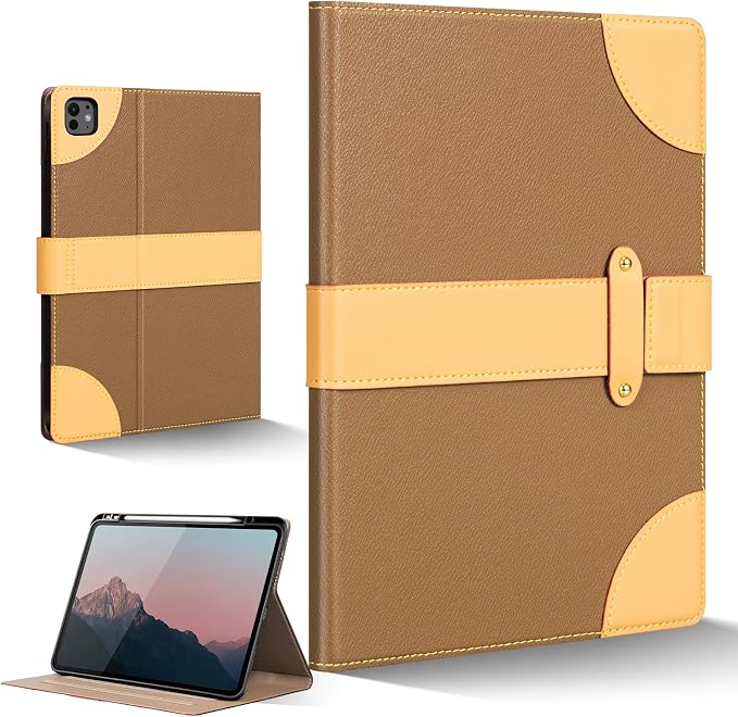 Case for iPad mini 7 (A17) ProiPad mini 7th/6th Gen (2024/2021) | Microfiber Leather Folio Cover with Adjustable Multi-angle StandAuto Sleep/WakeShockproof Protection CaseBlack