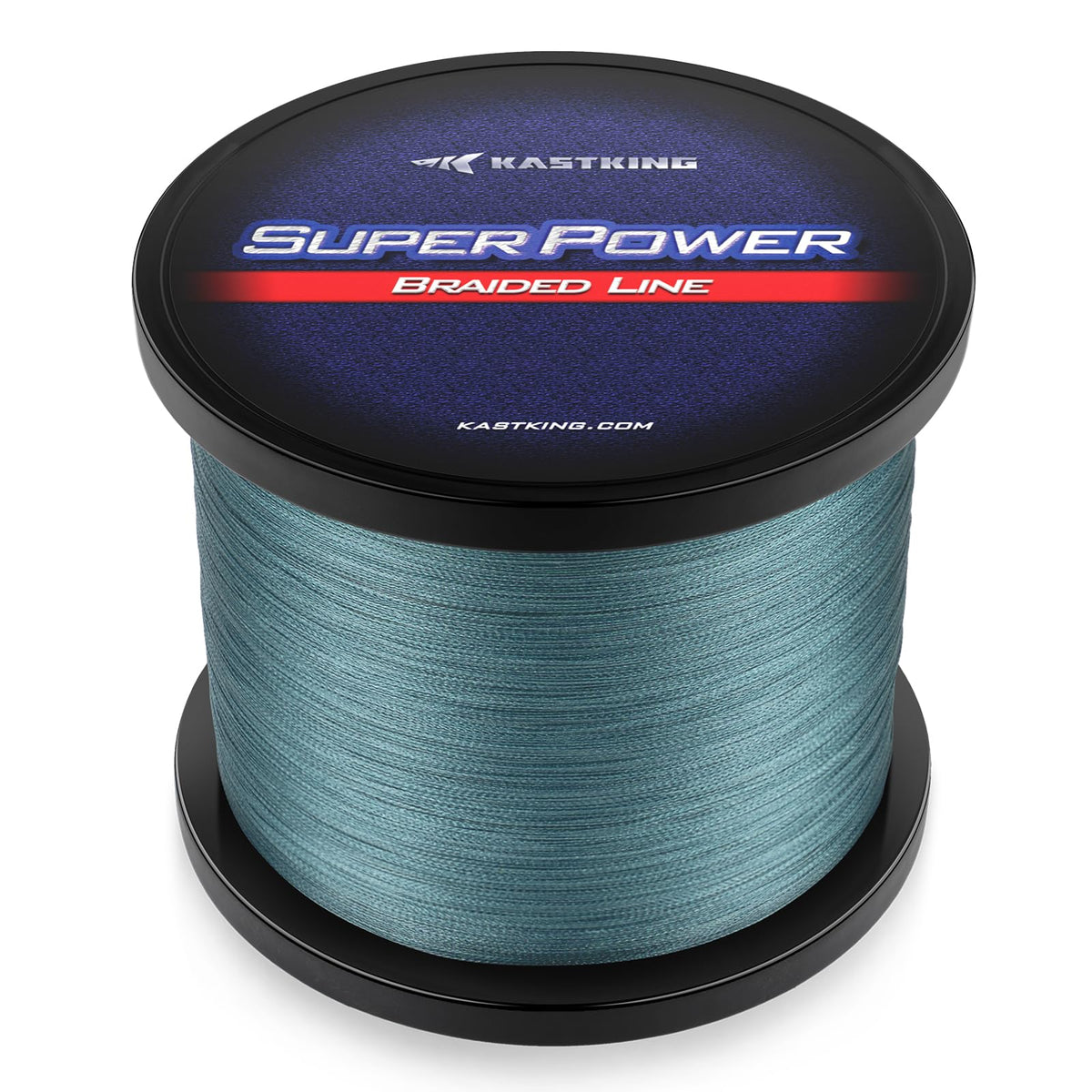 KastKing Superpower Braided Fishing Line, Low-Vis Gray, 12 LB, 300+27 Yds