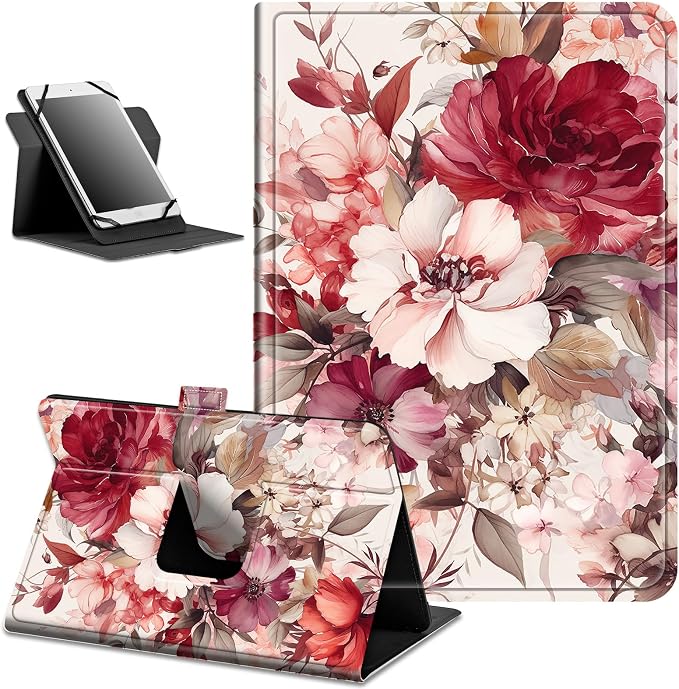 for Google Pixel Tablet Case 2023 Universal Tablet CaseSlim PU Leather Multi-Angle Viewing Cover with 360 Degree Rotatable Kickstand forPixel Tablet 2023 11-inchBlue Wolf