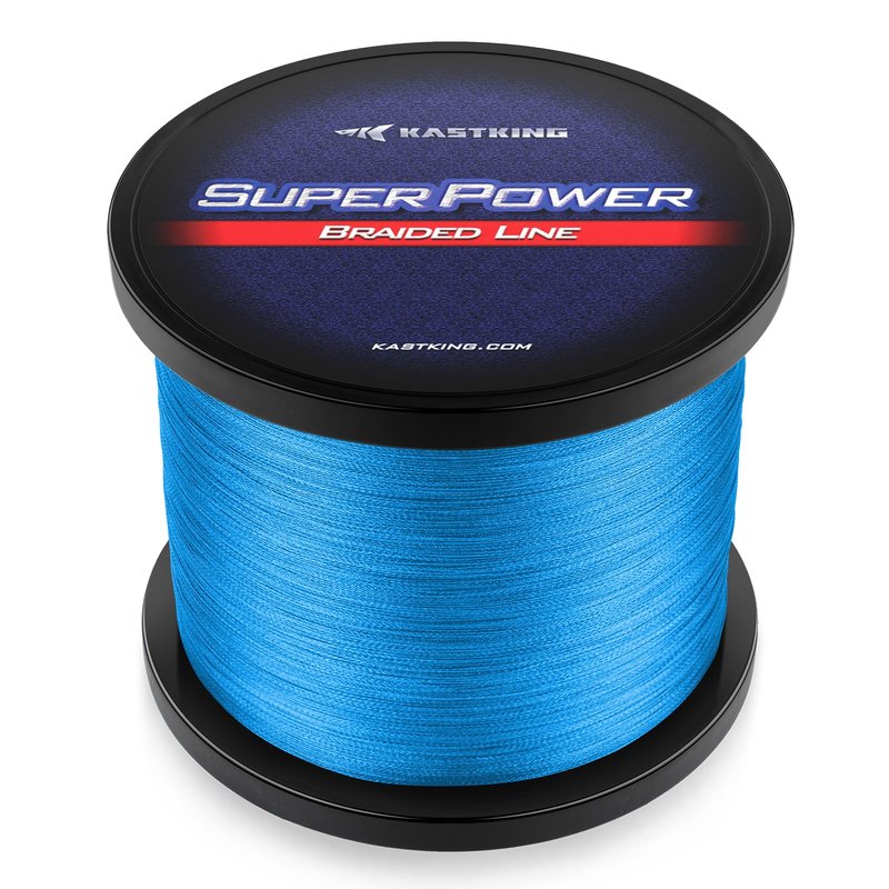 KastKing Superpower Braided Fishing Line, Ocean Blue, 10 LB, 150 Yds