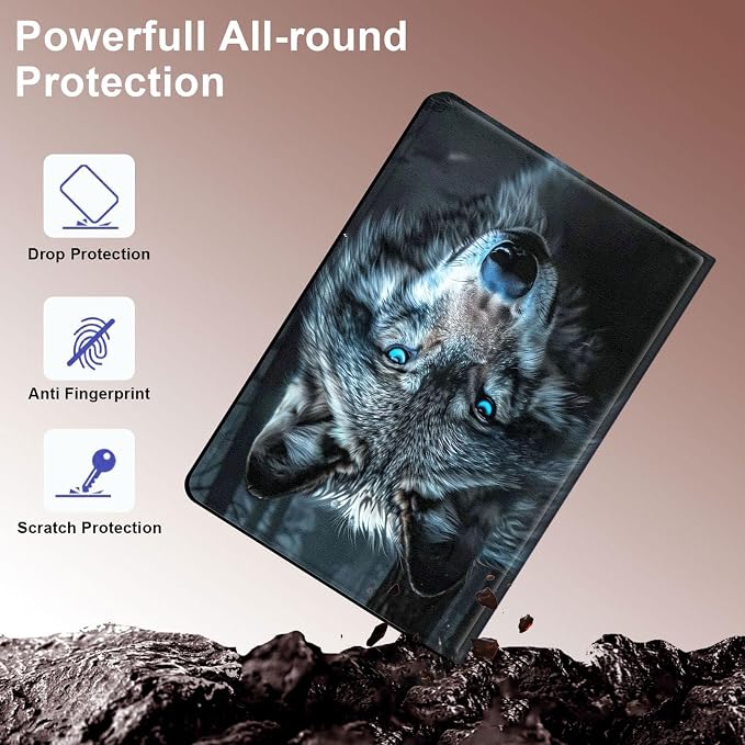 Case for Samsung Galaxy Tab A11 Plus 2026 &amp Galaxy Tab A9+ 11 Slim Smart Stand Cover with Auto Wake/Sleep Shockproof Protective Shell for Work &amp School Astronaut