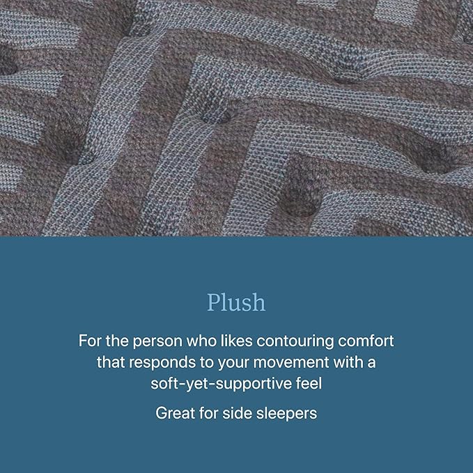 Beautyrest Days End Plush 14" Mattress - Cal King - Cooling Tech, Supportive Durable Pocketed Coils, Pressure Relief, Motion Separation; 100 Night Sleep Trial and 10 Year Warranty
