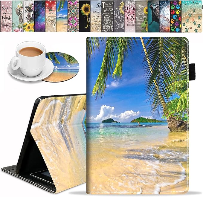 Case for Amazon Fire HD 10 Tablet (9th/7th Gen 2019/2017 Release) Premium PU Leather Cover with Auto Sleep Wake Feature Folio Case for Fire 10.1 Tablet Bible Verse Jeremiah 29:11