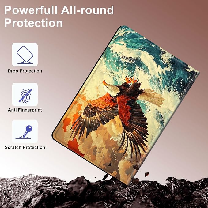 Case for Samsung Galaxy Tab A11 Plus 2026 &amp Galaxy Tab A9+ 11 Slim Smart Stand Cover with Auto Wake/Sleep Shockproof Protective Shell for Work &amp School Astronaut