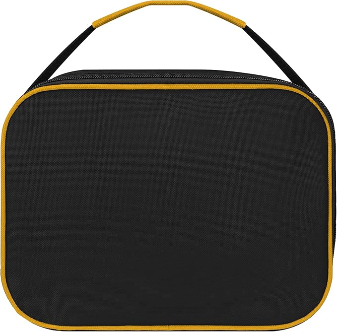FOCO NFL Unisex-Adult Officially Licensed Wordmark Team Color Big Logo Football Zip Closure 7L Lunch Bag - Pittsburgh Steelers