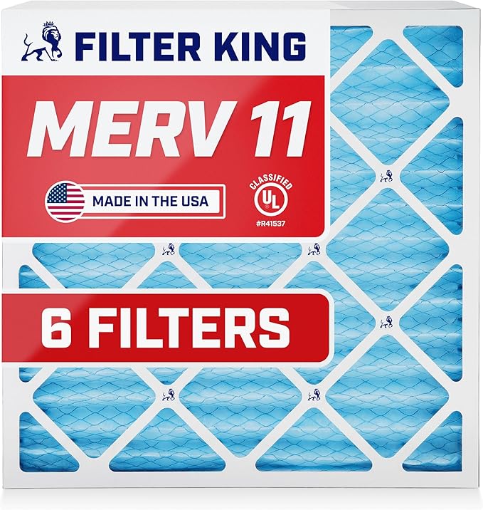 Filter King Air Filters 29.75x31.75x1 | 6-PACK | MERV 11 HVAC Pleated AC