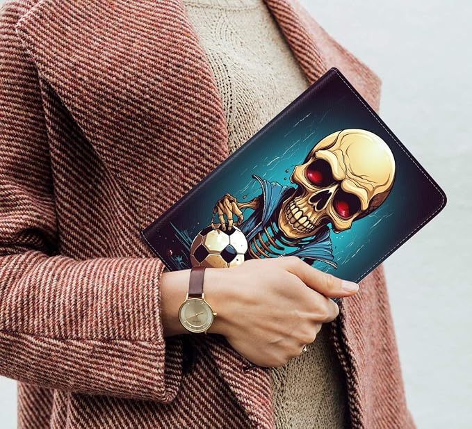 Case for iPad 6th/5th Generation (2018 2017 Model 9.7 Inch) iPad Air 2/Air 1 (9.7 Inch) Slim PU Leather Stand Folio Cover with Auto Wake Sleep African Woman Wolf