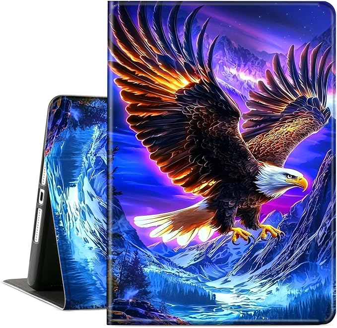 Case for Microsoft Surface Pro 11/10 / 9 13 InchPU Leather Cute Slim Folio Adjustable Stand Cover Case for Surface Pro 11th Edition AIAutumn Red Forest