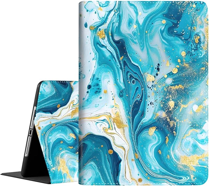 Case for New iPad (A16) 11th Generation 11 Inch 2025for iPad 10th Generation 2022 10.9 Inch Multi-Angle Stand Smart Cover Shockproof with Auto Wake/Sleep ，Starry Sky