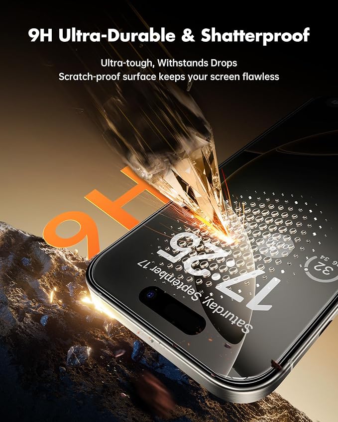 UNBREAKcable 2 Pack Privacy Screen Protector for iPhone 11 Pro Max/Xs Max Shatterproof Tempered Glass [True 28°Anti Spy] [9H Hardness] [Easy Installation] Protector for Apple 6.5