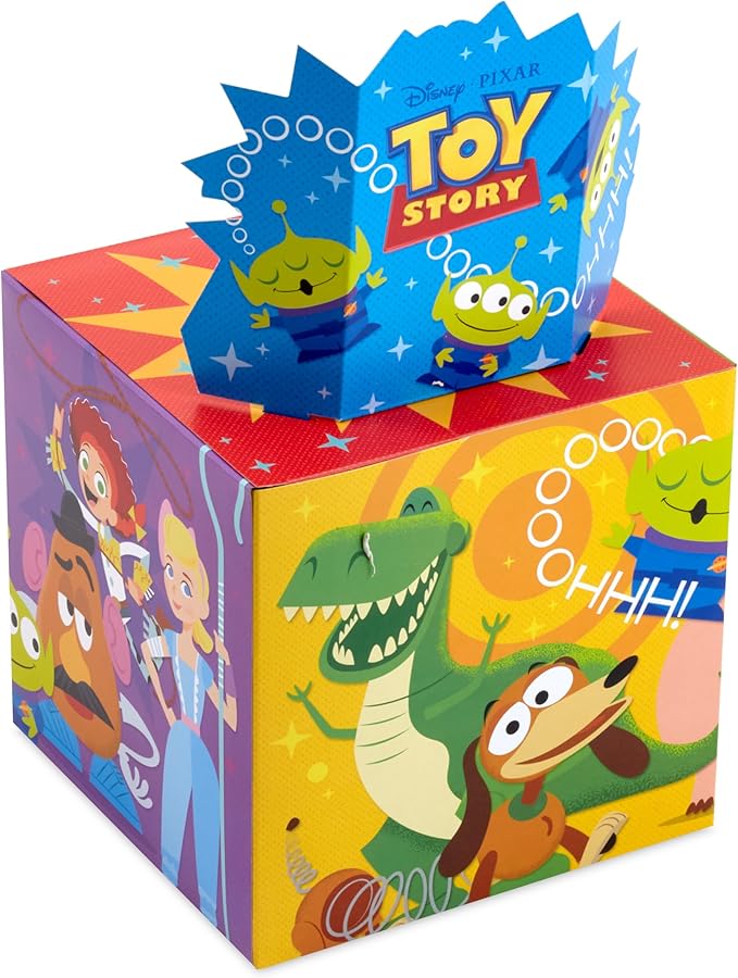 Hallmark Disney/Pixar Toy Story Valentines Day Cards and Mailbox for Kids School Classroom Exchange (1 Box, 32 Valentine Cards, 1 Teacher Card)