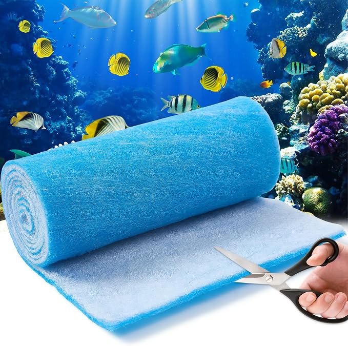 12" x 78" Aquarium Filter Sponge Fish Tank Pond Filter Media Filters Pad