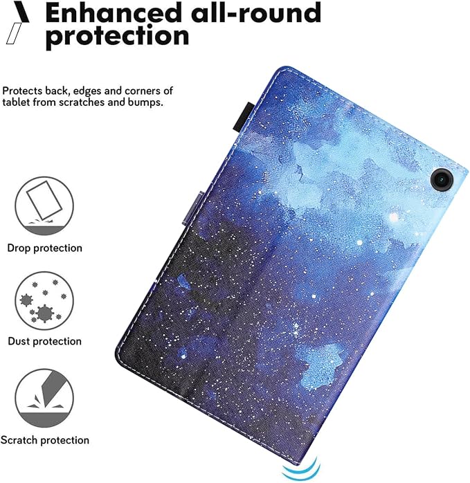 Case for Amazon Fire Max 11 Tablet (13th Generation 2023 Release) Auto Wake/Sleep Premium PU Leather Folding Stand Cover with Pen Holder &amp Multiple Viewing Angles - Beach