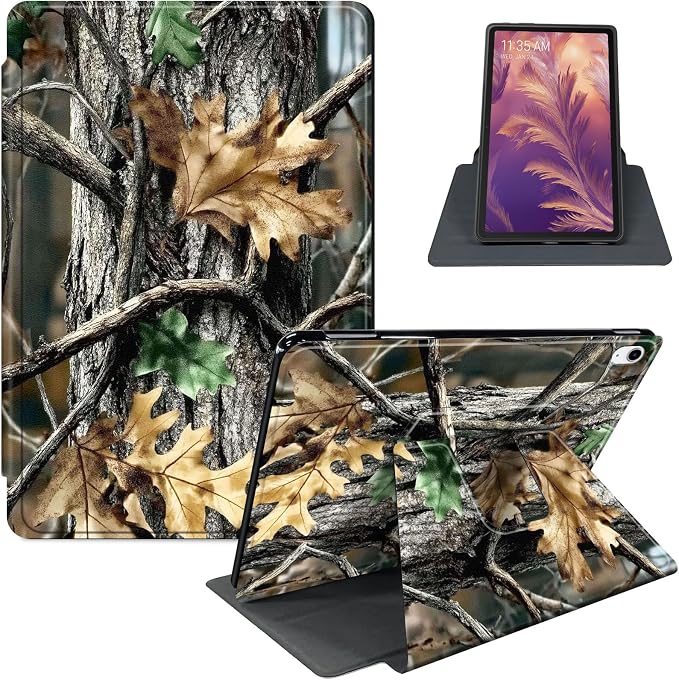 for iPad 11th Generation (A16 2025) 11 / iPad 10th Gen 10.9 2022 Case 360° Rotating PU Leather Stand Cover with Auto Sleep/Wake Shockproof TPU Backl Two Dragons Fighting