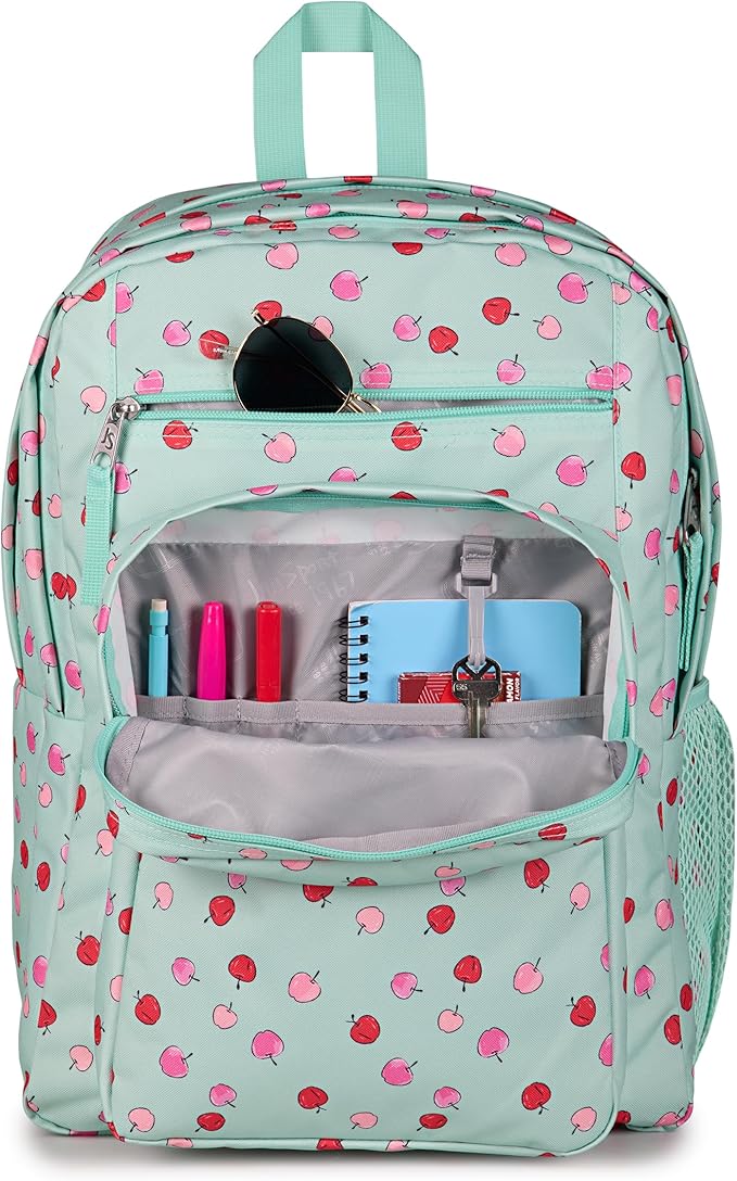 JanSport Laptop Backpack - Computer Bag with 2 Compartments, Ergonomic Shoulder Straps, 15” Laptop Sleeve, Haul Handle - Apple Orchard