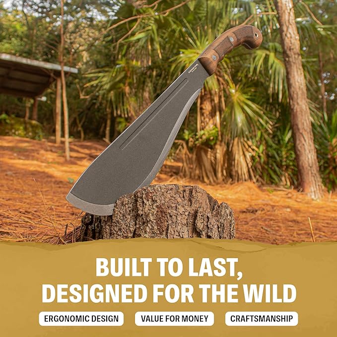 Condor Tool & Knife Survival Machete with Walnut Handle