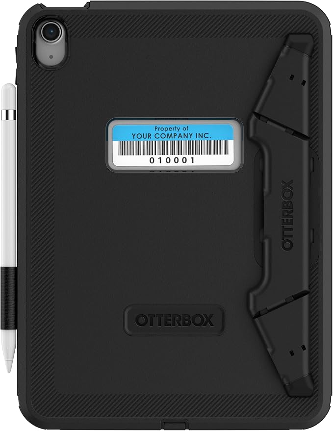 OtterBox Defender Series for Business W/Folio for iPad 10th Gen (ONLY) - Black (Non-Retail Packaging)